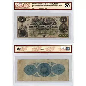 $5 1861 EGXg[hs N.B.`[^[hm[g CH #800-12-06 - BCS VF-20 (z[)