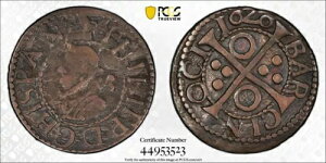 1626 �o���Z���i �X�y�C�� 1/2 �N���A�`�A �L�����R 534 PCGS XF40 �g�b�v �|�b�v 1/0 �t�@�C�i�[ ���A 2280
