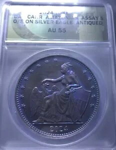 ??Anq-Color Tone?? AU 55??2024 D. Carr Amazonian Assay Office Dollar O/S on ASE
