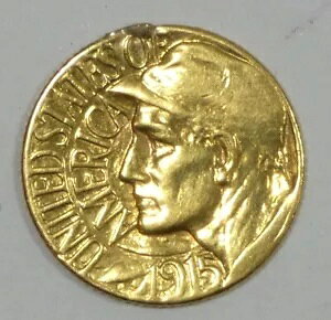 1915-S pi}EpVtBbN۔ $1 Gold Commem EXTRA FINE ~ WG[