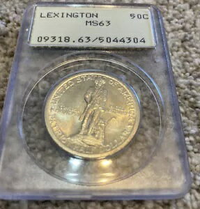 1925 レキシントン ラトラー PCGS MS63 記念品 オールド グリーン ラトル レア PQ