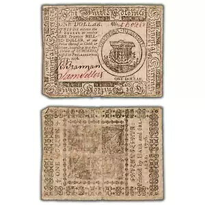 AJ tBftBA 1776N $1 1h RjA CC #23