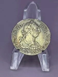 1775 2 Reales Charles 111 �|�g�V �{���r�A �X�y�C�� �R���j�A����� (�s��!)