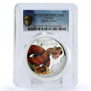 �c�o�� 1 $ �v���I�Ŋ댯�ȃf�X�A�_�[ �X�l�[�N PR70 PCGS ��� 2016