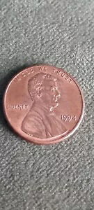 1994 AU Penny Very Clear D and 3 under the R in Liberty/Rare Find!!
