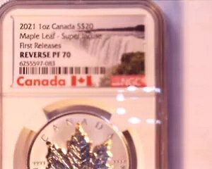 2021 $20 �J�i�_ �V���o�[ ���[�v�� ���[�t �X�[�p�[ �C���L���[�X - NGC Rev PF70 �̍ŏ��̃����[�X CoA