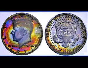 1971 S KENNEDY HALF PR65 N}eBbN lI pXe C[h JI r[eB[ PQ+