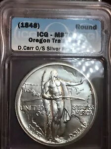 1848??Top of Pop-1?? Dan Carr Oregon Tr.( MS70 ICG )�p�[�t�F�N�g??O/S-�V���o�[�C�[�O��