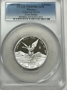 2021 2 �I���U ���L�V�R �v���[�t �V���o�[ ���x���^ �R�C�� PCGS PF69 FS �|�b�v 3