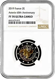 �t�����X 2 ���[�� 2019�ANGC PF70 UC�A�u60th Anniv. - Creation of Asterix�v�g�b�v �|�b�v 2/0