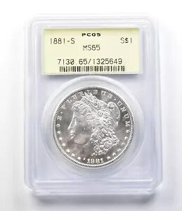 MS65 1881-S ���[�K�� �V���o�[ �_���[ PCGS OGH *5626