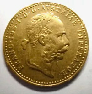 1915 オーストリア 1 ダカット金貨 KM#2267 AGW 0.1106 オンス繊度.9860
