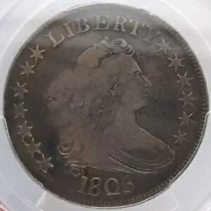1806�N 50c �h���[�v�o�X�g��� PCGS G (JW782)