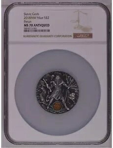 NGC MS70 2018 $2 jEG T_[ Xu_ PERUN AeB[Ndグ 2 IX Vo[ RC