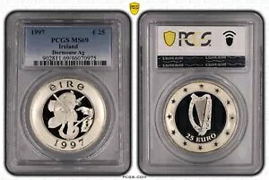 �A�C�������h 1997 �V���o�[ �v���[�t ?25 ���[�� �p�^�[�� �g���C�A�� �s�G�t�H�[�g ���}�l PCGS MS69