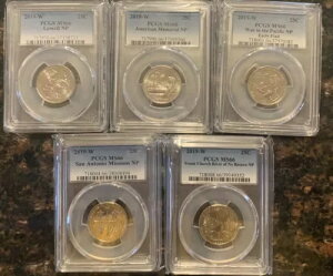 2019-W �N�H�[�^�[ �Z�b�g MS66 PCGS ���[�E�F�� �T�� �A���g�j�I�L�O�p�V�t�B�b�N �t�����N����