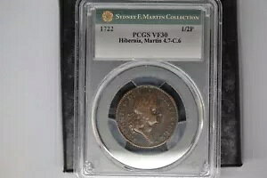1722 �E�b�h�̃n�C�o�[�j�A �n�[�t�y�j�[�B�}�[�e�B�� 4.7-C.6�A92054 W-12810�B PCGS VF-30