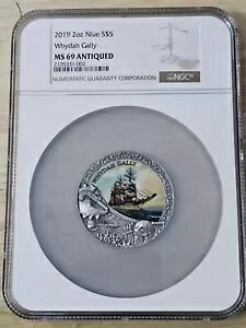2019 2 �I���X �V���o�[ $5 ���j��̃O�����h��j�D WHYDAH GALLY �A���e�B�[�N NGC 69