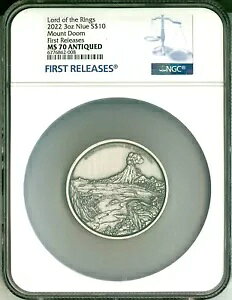 2022 �j�E�G S$10 3 �I���X ���[�h �I�u �U �����O �����h�[�� �}�E���g �h�D�[�� FR NGC MS70 �A���e�B�[�N OGP