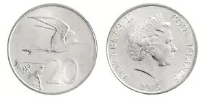 クック諸島 20 セント、2015、N #74812、ミント X 1000 個