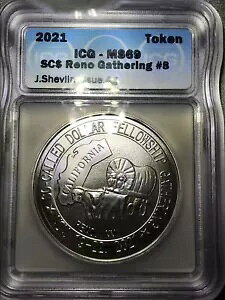 ??���A??ICG MS69??�V���o�[??Pop-1??????�킸��14�X�g���C�N?? 2021 Carr/Shevlin ????