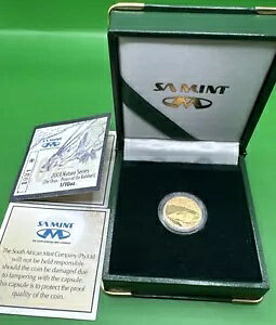 ��A�t���J 2001 1/10 �I���X �i�`���� 24ct �S�[���h �v���[�t �R�C�� �I�j�L�X COA �t��������