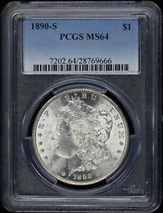 1922-S 1 hah PCGS MS64