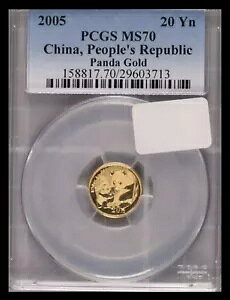 2005 20 �� ���� 1/20 �I���X �S�[���h �p���_ ? PCGS MS 70 ? �g�b�v �|�b�v ?? ���A �|�b�v 17 �̂�