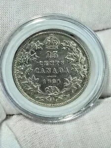 1906 ���[�W �N���E�� �J�i�f�B�A�� 0.25 �R�C�� ���̏�� 0.925 �V���o�[