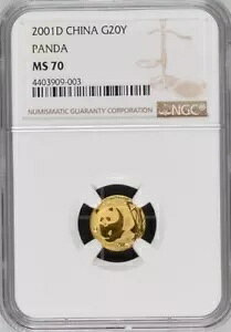 NGC MS70 2001D `Ci p_ 1/20 IX 