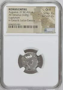 ���[�}�鍑 - �A�E�O�X�g�D�X - �I���O 27 �` 14 �N - �f�i���E�X�� - NGC Ch F - RIC: 207