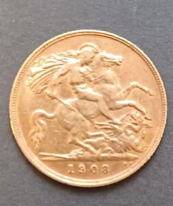 1908 LO Gh[h 7  22ct S[h n[t \u