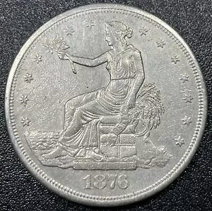 1876-S fՋh $1 XF/AU j[X ^Cv RC