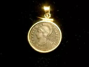 ���[�}�鍑�̃R�C���A���� 330 �` 346 �N�B�k�����X�B CONSTANTINOPOLIS �S�[���h 14 K �x�[���B
