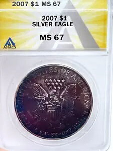 2007 ANACS MS 67 $1.00 Vo[ C[O AEgCWX g[jO