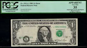1981 �N $1 �A�M������s�� PCGS 35 �G���[�����̈ʒu������Ă��鍕�̃I�[�o�[�v�����g