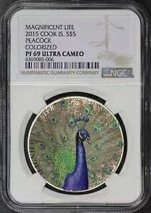 2015 �N�b�N�A�C�����h $5 �V���o�[ �}�O�j�t�B�Z���g ���C�t �s�[�R�b�N �J���[���C�Y NGC PF-69 UC