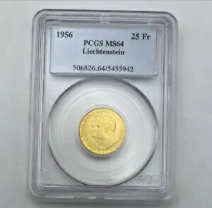 1956 ���q�e���V���^�C�� 25 Fr PCGS MS64 �S�[���h
