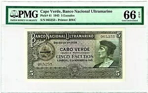 J[{xf oR Eg}[m 5 GXN[h 16.11.1945 sbN 41. PMG Gem Unc. 66EPQ.