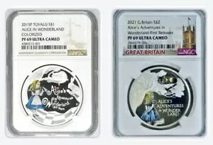 2 RC AX̖` & svc̍̃AX 1IX .999 Vo[ NGC PF69 UC