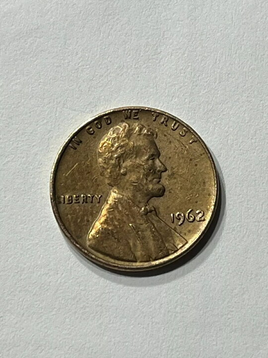 楽天市場】1962年米国1セントリンカーン記念ペニー。エラーコイン 