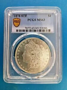 1878 8TF $1 �����K�� �h�� PCGS MS 63 | 8 ���H������