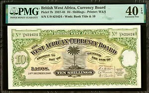 �p�̐��A�t���J 10/- �V�����O 1948 �N 12 �� 24 �� Pick-7b EF PMG 40 EPQ