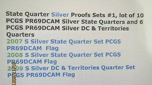 2007 ` 2009 Vg Vo[ Xe[g NI[^[ PCGS PR69DCAM Lot16 PCGS {bNXt