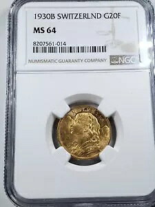 1930-B 20 t XCX : F NGC MS64