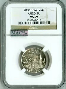 2008 P NGC A]i Xe[g NH[^[ SMS MS69 25cAA gbv WXg[AMACAX|bgX