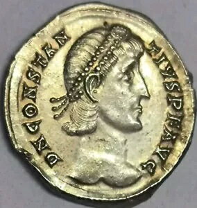 ���[�}�鍑 AR Siliqua AD 337-361 �R���X�^���e�B�E�X 2 �����[�}���-