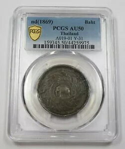 ND 1869 A019-01 Y-31 PCGS AU50 ^C - Vo[ o[cۃRC #34335A