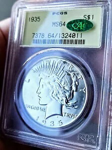 1935�N PCGS & CAC OGH MS64 �s�[�X�h��
