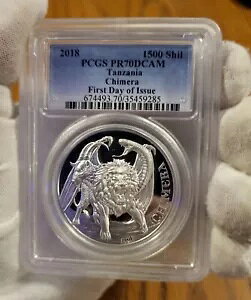 2018 ^UjA L 2IX .999 Vo[ v[t PCGS PR70DCAM sB